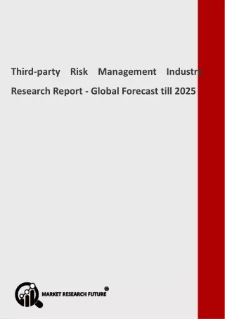 third party risk management industry research