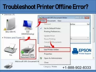 Troubleshoot Printer Offline Error?