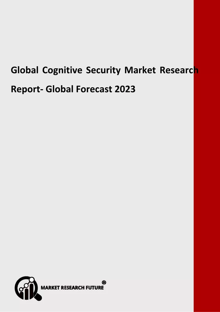 global cognitive security market research report
