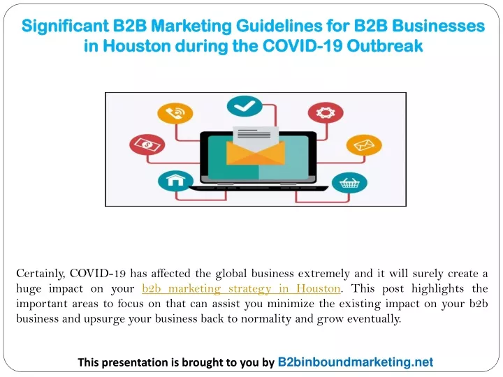 significant b2b marketing guidelines