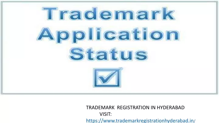 trademark registration in hyderabad visit https