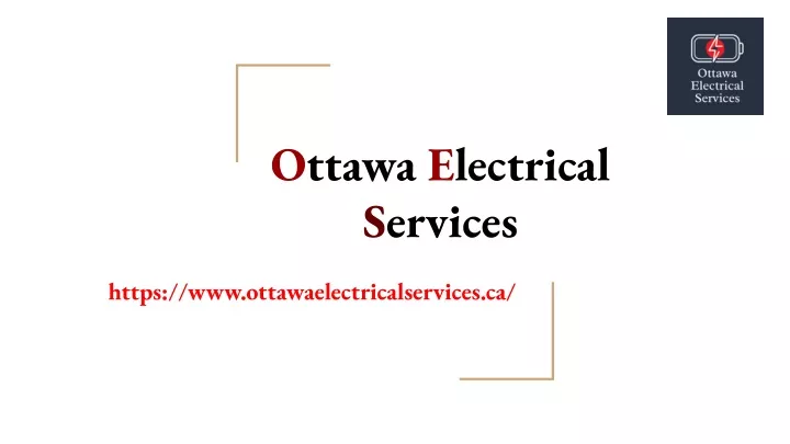 ottawa electrical services