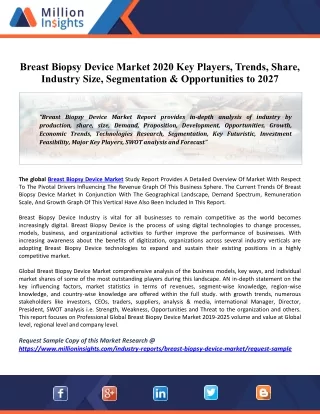 breast biopsy device market 2020 key players