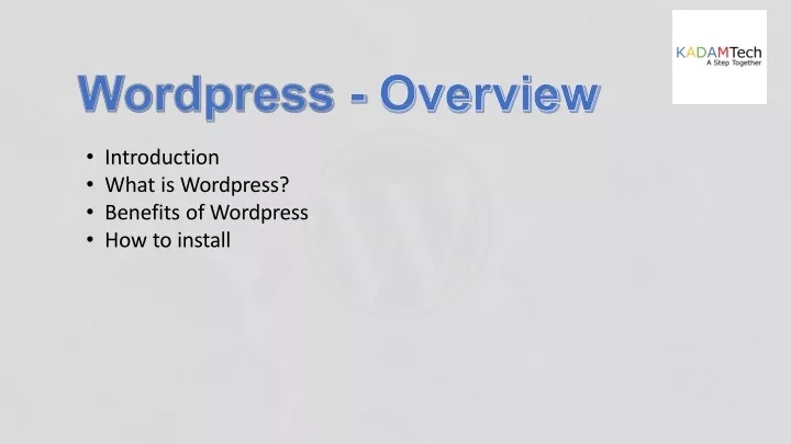 introduction what is wordpress benefits