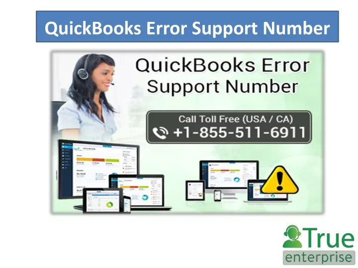 quickbooks error support number