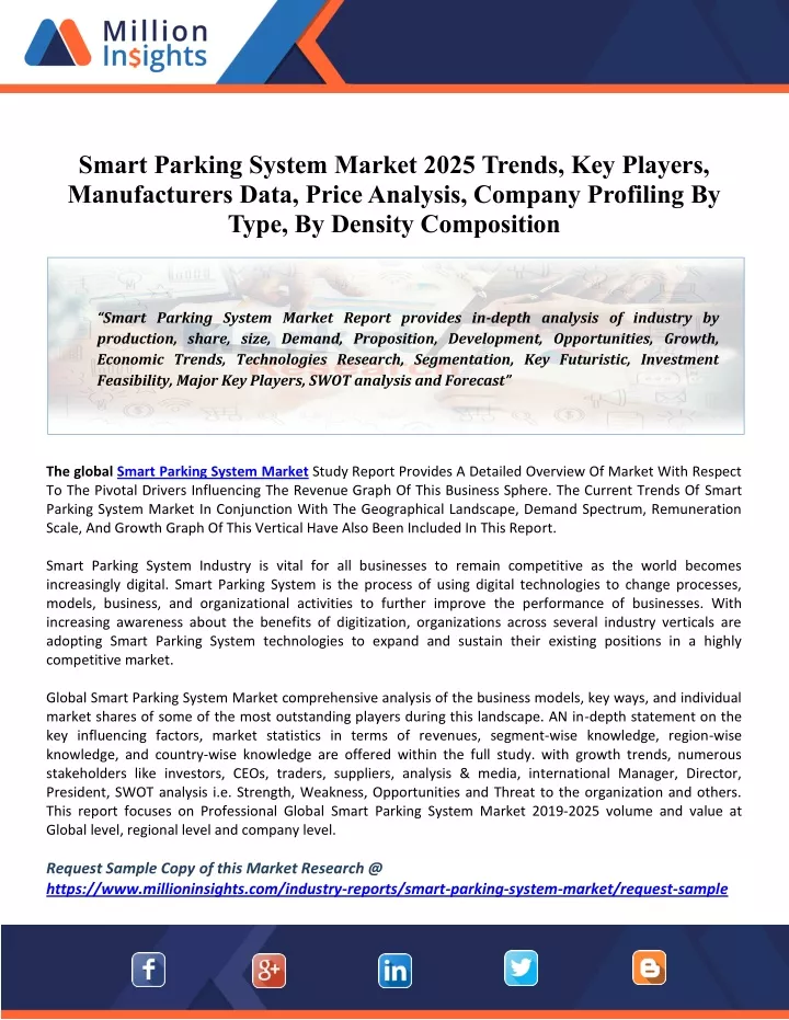 smart parking system market 2025 trends