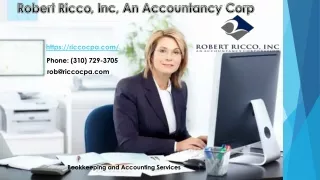 The Difference Between Bookkeepers and Accountants - Robert Ricco, Inc