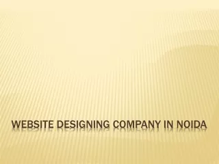 website designing company in noida