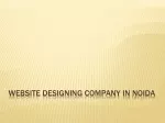 Website Designing Company In Noida