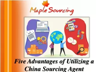 Advantages for Utilizing an Online Sourcing Agent