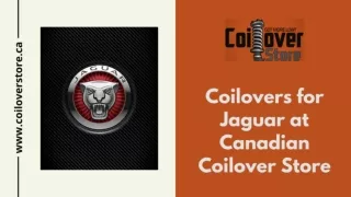 Coilover Store for Coilovers for Jaguar in Canada