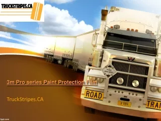 3m Pro Series Paint Protection Film | TruckStripes.CA