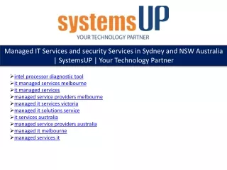 managed it services and security services