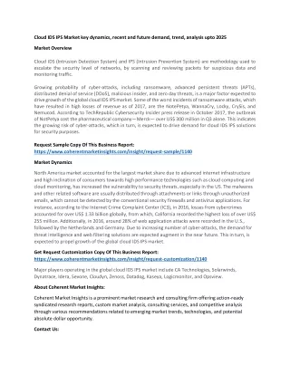 cloud ids ips market key dynamics recent