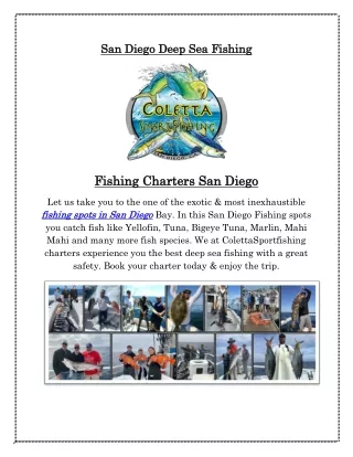 San Diego Deep Sea Fishing, Colettasportfishing.com