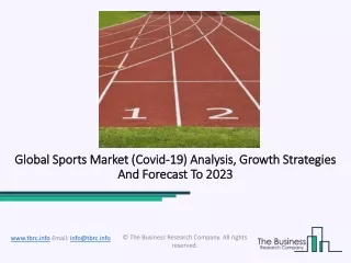 Sports Industry Analysis, Size, Share, Growth, Trends And Forecast 2023