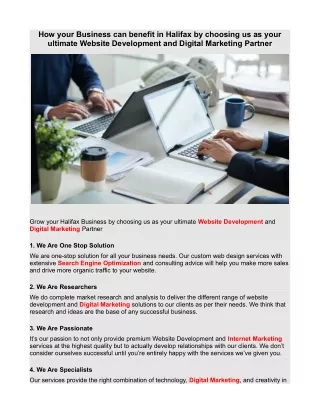 how your business can benefit in halifax