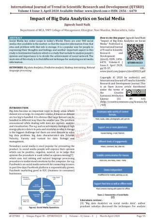 international journal of trend in scientific