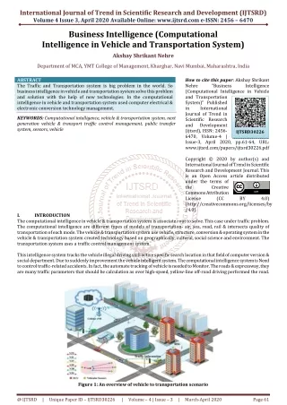 international journal of trend in scientific