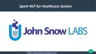 Spark NLP for Healthcare System