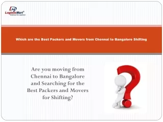 Book the best packers and movers in Chennai