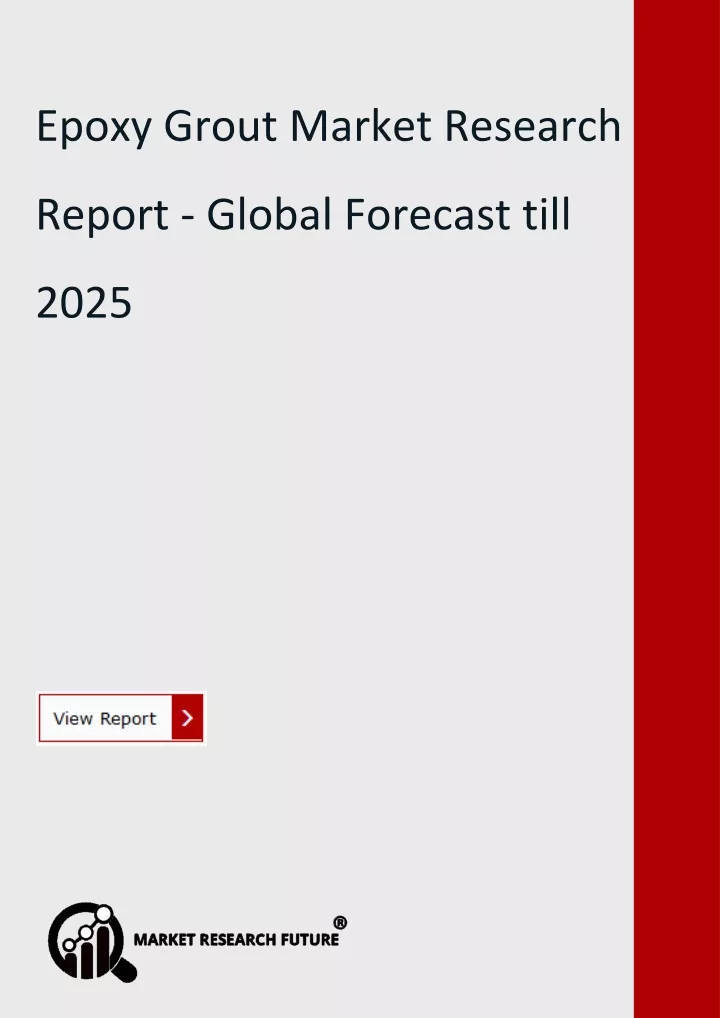 epoxy grout market research report global