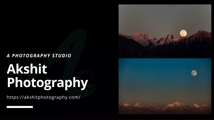 a photography studio