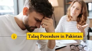 Talaq Procedure in Pakistan - Consult For Talaq Process