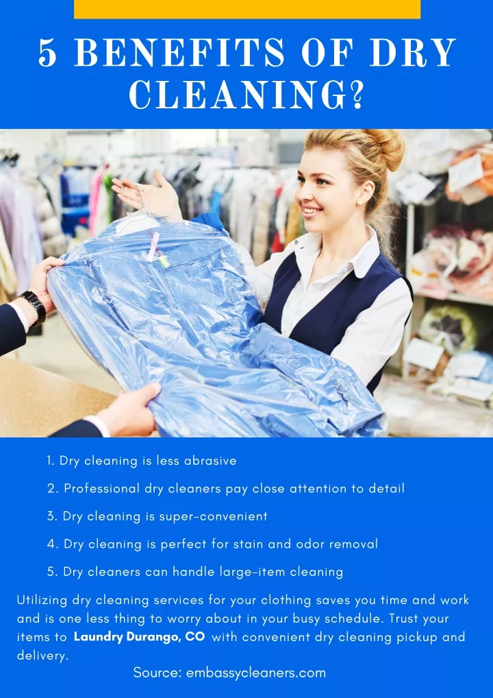 5 benefits of dry cleaning