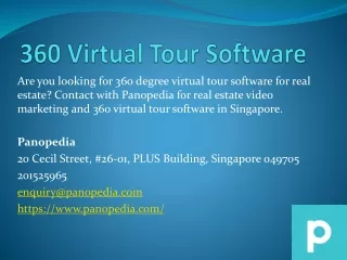 360 Virtual Tour Software