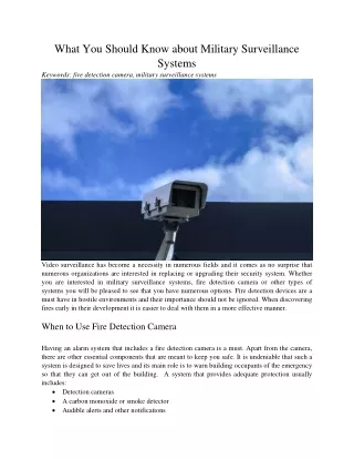 what you should know about military surveillance