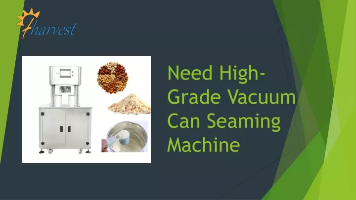 need high grade vacuum can seaming machine