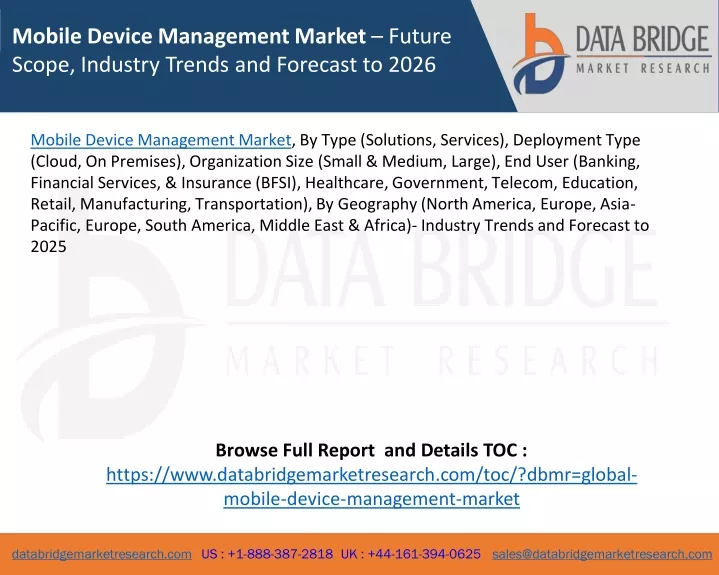 mobile device management market future scope