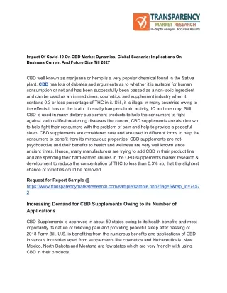 impact of covid 19 on cbd market dynamics global