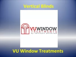 Vertical Blinds Fits With Your Home and Offices