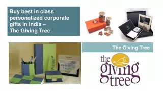 Buy best in class personalized corporate gifts in India – The Giving Tree
