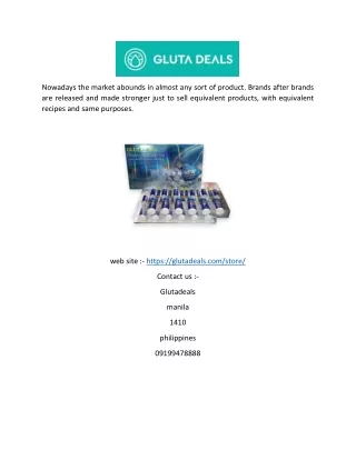 Buy Anti Aging Products Online | GlutaDeals