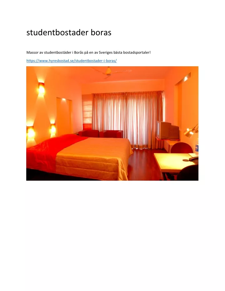 PPT - Studentbostader Boras PowerPoint Presentation, Free Download - ID ...