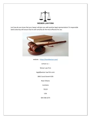 just how do you know that your lawyer will give
