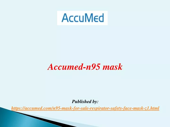 accumed n95 mask published by https accumed