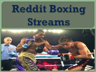 Reddit Boxing Streams