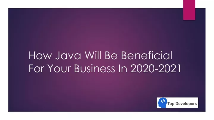 how java will be beneficial for your business in 2020 2021