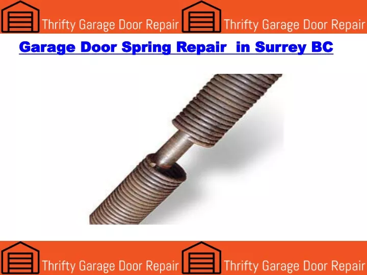 garage door spring repair in surrey bc