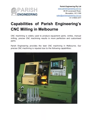 parish engineering pty ltd www parishengineering