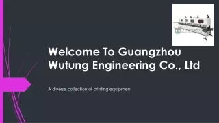 welcome to guangzhou wutung engineering co ltd