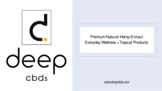 Hemp Extract CBD Topical Aid Creams for Relief – deepCBDs