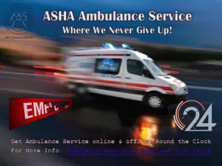 On-Call Service for ICU or Emergency Ambulance in Patna | ASHA