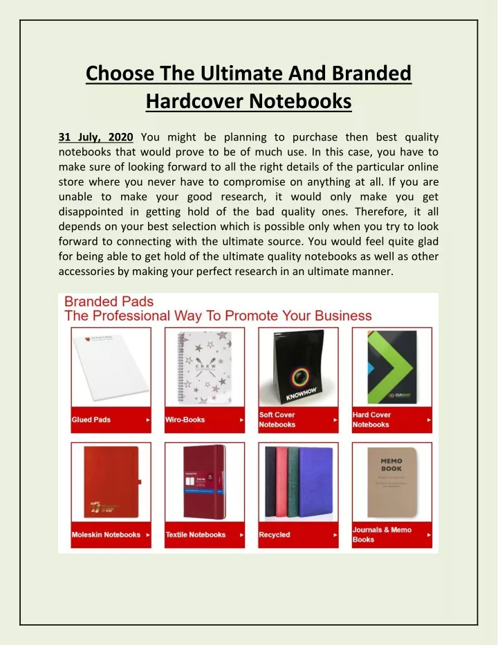 choose the ultimate and branded hardcover