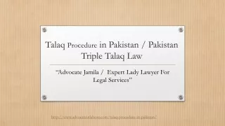 Get Know Easiest Way to Talaq Procedure & Form in Pakistan Legally
