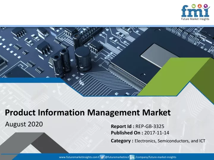 product information management market august 2020